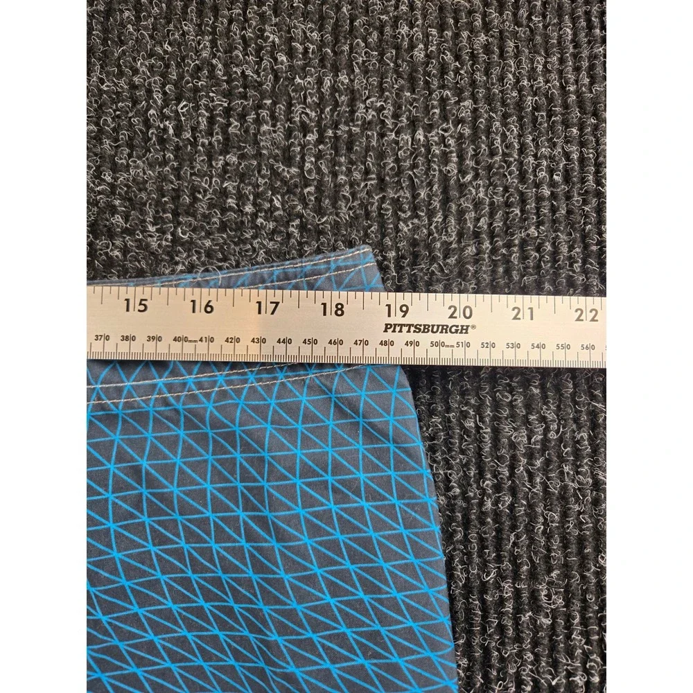 Unitop Mens Blue Black‎ Geometric Gradient Board Shorts Swim Trunks Size 36